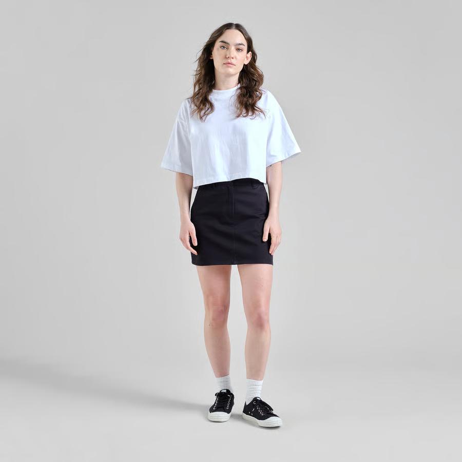 Dedicated Black Skirt Riala Rock Damen schwarz 